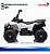 Mini Carro Elétrico Infantil Utv 6v Branco Com Luz Som Frente E Ré Bateria Recarregável Certificado Inmetro - Imagem 10