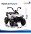 Mini Carro Elétrico Infantil Utv 6v Branco Com Luz Som Frente E Ré Bateria Recarregável Certificado Inmetro - Imagem 2