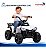 Mini Carro Elétrico Infantil Utv 6v Branco Com Luz Som Frente E Ré Bateria Recarregável Certificado Inmetro - Imagem 6