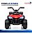 Mini Carro Elétrico Infantil Utv 6v Vermelho Com Luz Som Frente E Ré Bateria Recarregável Certificado Inmetro - Imagem 4