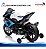Mini Moto Elétrica Infantil Bmw Hp4 12v Azul Licenciada Bateria Recarregável Luz Som Até 6km/h Suporta 30kg - Imagem 9