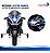 Mini Moto Elétrica Infantil Bmw Hp4 12v Azul Licenciada Bateria Recarregável Luz Som Até 6km/h Suporta 30kg - Imagem 4