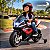 Mini Moto Elétrica Infantil Bmw Hp4 12v Vermelha Licenciada Bateria Recarregável Luz Som Até 6km/h 30kg - Imagem 8