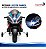 Mini Moto Elétrica Infantil Bmw Hp4 12v Vermelha Licenciada Bateria Recarregável Luz Som Até 6km/h 30kg - Imagem 6