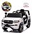 Carro Elétrico Infantil Toyota Land Cruiser 12v Branco Licenciado Controle Remoto Luz Som Bateria Recarregável - Imagem 1