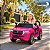 Carro Elétrico Infantil Toyota Land Cruiser 12v Rosa Licenciado Controle Remoto Luz Som Bateria Recarregável - Imagem 7