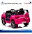 Carro Elétrico Infantil Toyota Land Cruiser 12v Rosa Licenciado Controle Remoto Luz Som Bateria Recarregável - Imagem 10