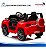 Carro Elétrico Infantil Toyota Land Cruiser 12v Vermelho Licenciado Controle Remoto Luz Som Bateria Recarregável - Imagem 10