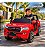 Carro Elétrico Infantil Toyota Land Cruiser 12v Vermelho Licenciado Controle Remoto Luz Som Bateria Recarregável - Imagem 3
