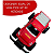 Carrinho Pick Up Infantil Importway BW154VM Controle Remoto Caminhonete Vermelha 4 Direções - Imagem 4