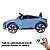Carrinho Elétrico Audi E-tron Gt Conversivel 6v Infantil Azul Toca MP3 Luz/Som Controle no Pedal e Remoto Suporta 25kg - Imagem 4