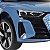 Carrinho Elétrico Audi E-tron Gt Conversivel 6v Infantil Azul Toca MP3 Luz/Som Controle no Pedal e Remoto Suporta 25kg - Imagem 8