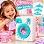 Mini Máquina De Lavar Roupa Elétrica Infantil Brinquedo Com Luz Vibração Porta Abre Compartimento E Cabides - Imagem 5