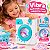 Mini Máquina De Lavar Roupa Elétrica Infantil Brinquedo Com Luz Vibração Porta Abre Compartimento E Cabides - Imagem 9