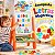 Lousa Mágica Infantil Dupla Face 2 Em 1 Quadro Negro Branco Com Cavalete Cadeirinha Laranja E Acessórios - Imagem 6