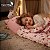 Saco De Dormir Infantil Rosa 2 Em 1 Vira Bolsa E Almofada 135x50cm Compacto Macio Fácil De Transportar - Imagem 8