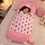 Saco De Dormir Infantil Rosa 2 Em 1 Vira Bolsa E Almofada 135x50cm Compacto Macio Fácil De Transportar - Imagem 10
