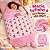 Saco De Dormir Infantil Rosa 2 Em 1 Vira Bolsa E Almofada 135x50cm Compacto Macio Fácil De Transportar - Imagem 7
