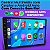 Kit Central Multimídia 9 Polegadas Carplay Android Auto Espelhamento Sem Fio Onix 2012 até 2018 + Moldura + Câmera de Ré - Imagem 2