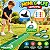 Jogo Mini Golfe Infantil Com Pista De 2 Metros Taco Bolinhas E Alvos Brinquedo Esportivo Para Crianças - Imagem 3