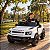 Mini Carro Elétrico Infantil Land Rover Defender 12v Branco Com Controle Remoto Bateria Recarregável C/ Som E Luzes - Imagem 5