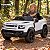 Mini Carro Elétrico Infantil Land Rover Defender 12v Branco Com Controle Remoto Bateria Recarregável C/ Som E Luzes - Imagem 7