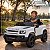 Mini Carro Elétrico Infantil Land Rover Defender 12v Branco Com Controle Remoto Bateria Recarregável C/ Som E Luzes - Imagem 3