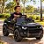 Mini Carro Elétrico Infantil Land Rover Defender 12v Preto Com Controle Remoto Bateria Recarregável C/ Som E Luzes - Imagem 7
