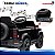 Mini Carro Elétrico Infantil Land Rover Defender 12v Preto Com Controle Remoto Bateria Recarregável C/ Som E Luzes - Imagem 8