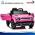 Mini Carro Elétrico Infantil Land Rover Defender 12v Rosa Com Controle Remoto Bateria Recarregável C/ Som E Luzes - Imagem 11