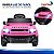 Mini Carro Elétrico Infantil Land Rover Defender 12v Rosa Com Controle Remoto Bateria Recarregável C/ Som E Luzes - Imagem 5