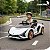 Carro Elétrico Infantil Lamborghini Sian 12v Branco Licenciado Com Controle Remoto Luz Som Frente E Ré - Imagem 8