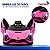 Carro Elétrico Infantil Lamborghini Sian 12v Rosa Licenciado Com Controle Remoto Luz Som Frente E Ré - Imagem 5