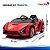 Carro Elétrico Infantil Lamborghini Sian 12v Vermelho Licenciado Com Controle Remoto Luz Som Frente E Ré - Imagem 3