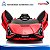 Carro Elétrico Infantil Lamborghini Sian 12v Vermelho Licenciado Com Controle Remoto Luz Som Frente E Ré - Imagem 11
