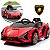 Carro Elétrico Infantil Lamborghini Sian 12v Vermelho Licenciado Com Controle Remoto Luz Som Frente E Ré - Imagem 1