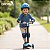 Kit Proteção Infantil Ajustável Azul Com Joelheiras Cotoveleiras Munhequeiras Para Bicicleta Patins Skates E Patinete - Imagem 2