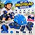 Kit Proteção Infantil Ajustável Azul Com Joelheiras Cotoveleiras Munhequeiras Para Bicicleta Patins Skates E Patinete - Imagem 3