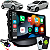 Kit Central Multimídia Tela 9 Pol Carplay Android Auto Espelhamento Sem Fio Hb20 2012 até 2019 + Moldura e Câmera Ré - Imagem 1