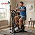 Bicicleta Ergométrica Horizontal Elíptico 2 Em 1 Com Assento 8 Níveis De Resistência Para Academia Em Casa - Imagem 2