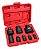 Kit Adaptadores Para Soquetes De Impacto 8 Peças Aço Cromo Molibdênio Crmo Com Maleta Para Oficina Mecânica - Imagem 1