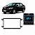 Moldura Painel 2 Din Chevrolet Onix Prisma Cobalt Spin 2012 a 2019 Preta AP677 Central Multimídia DVD Player Automotivo - Imagem 1