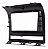 Moldura Painel 2 Din Fiat Palio Siena Strada Idea Weekend 05/12 Preta AP515 Central Multimídia DVD Player Automotivo - Imagem 2