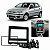 Moldura Painel 2 Din Fiat Palio Siena Strada Idea Weekend 05/12 Preta AP515 Central Multimídia DVD Player Automotivo - Imagem 1