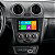 Moldura Painel 2 Din Gol G5 Voyage G5 Saveiro G5 Preta AP548 Multimídia Som Automotivo - Imagem 6