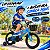 Bicicleta Infantil Aro 14 Azul Com Rodinhas De Apoio Cestinha Dianteira Paralamas E Protetor De Corrente - Imagem 7