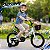 Bicicleta Infantil Aro 14 Branca Com Rodinhas De Apoio Cestinha Dianteira Paralamas E Protetor De Corrente - Imagem 4
