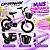 Bicicleta Infantil Aro 14 Lilás Com Rodinhas De Apoio Cestinha Dianteira Paralamas E Protetor De Corrente - Imagem 9