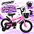 Bicicleta Infantil Aro 14 Rosa Com Rodinhas De Apoio Cestinha Dianteira Paralamas E Protetor De Corrente - Imagem 5