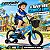 Bicicleta Infantil Aro 16 Azul Com Rodinhas De Apoio Cestinha Dianteira Paralamas E Protetor De Corrente - Imagem 7